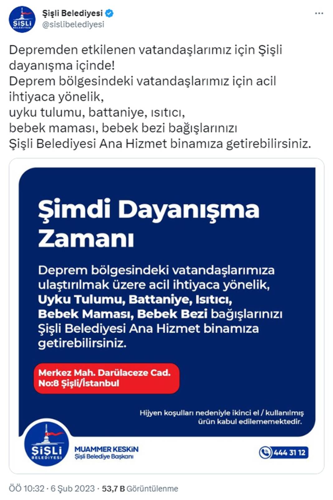 Deprem bölgesine yardım kampanyası başladı! İşte bölgede en çok ihtiyaç duyulan malzemeler ve yardım yapılacak adresler 19